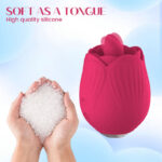 Unforgettable Rose Tongue Sucker Vibrator - Image 3