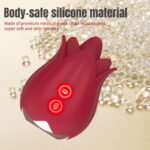 The Rose Toy with Tongue for Women Red - Image 5