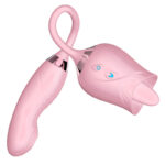 Licking Rose Vibrator Tongue Stimulation
