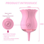 Rose Vibrator Female Pleasure Toy - Image 3