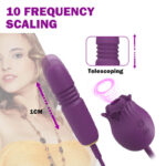 Rose Pleasure Combo Vibrating Expanding Sucking - Image 5