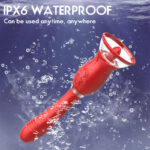 Telescopic Rose Suction Toy Vibe - Image 2