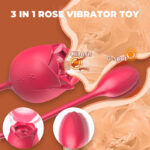 Dual Action Rose Vibrator - Image 4