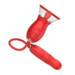 Tongue-Lick Rose Vibrator Toy