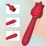 Red Rose G-spot Licker Vibrator - Image 3