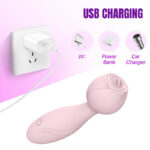 Blushing Pleasure Rose AV Vibrator - Image 4