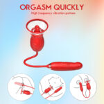 Tongue-Lick Rose Vibrator Toy - Image 4