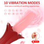 Intimate Tongue Rose Vibrator for Women - Image 2