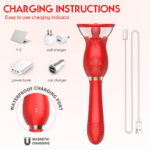 Telescopic Rose Suction Toy Vibe - Image 3