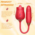 Dual Tongue Rose Pleasure Toy - Image 3