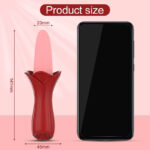 Intimate Tongue Rose Vibrator for Women - Image 4