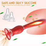 Telescopic Rose Suction Toy Vibe - Image 5