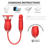 Tongue-Lick Rose Vibrator Toy - Image 5
