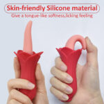 Intimate Tongue Rose Vibrator for Women - Image 5