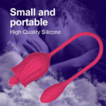 Rose-Lick Dual-Head Silicone Stimulator - Image 4