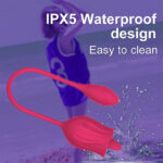 Rose-Lick Dual-Head Silicone Stimulator - Image 5