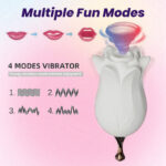 Rose Petal Nipple Licking Vibrator - Image 5