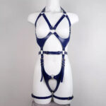 LT-048 Plush Leaky Shoulder Dress - Image 4