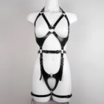 LT-048 Plush Leaky Shoulder Dress - Image 2