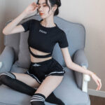 T-2221  Cute and pure student oversized sexy miniskirt - Image 2