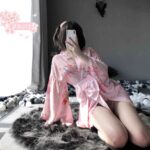T-1141 Japanese cute open-chest kimono - Image 3