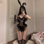Y-4013 Dark style bunny girl suit - Image 5
