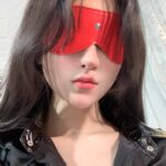 P-346 Leather blackout eye mask - Image 8