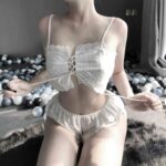 T-2438  Lace-up open-chest home attire - Image 5