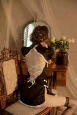 D-8492 Sexy classical cheongsam style uniform seductive pajamas - Image 7