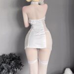 T-2501 Strap lace see-through nurse dress hot sexy uniform - Image 7