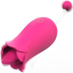 Hermosa-2, Flower Clit Vibrator and Tongue Licker with G Spot Stimulator - Image 2