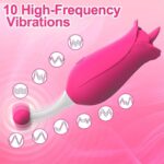 Hermosa-2, Flower Clit Vibrator and Tongue Licker with G Spot Stimulator - Image 3