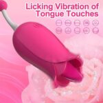 Hermosa-2, Flower Clit Vibrator and Tongue Licker with G Spot Stimulator - Image 5
