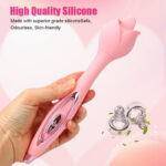 Floral Tongue Wand Sensual Vibrator - Image 2