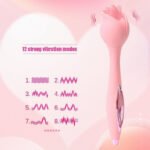 Floral Tongue Wand Sensual Vibrator - Image 6