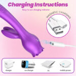 Rabbit Dual G-Spot Rose Sucker Vibrator - Image 5