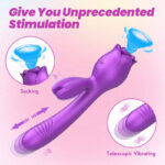 Rabbit Dual G-Spot Rose Sucker Vibrator - Image 6
