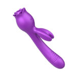 Rabbit Dual G-Spot Rose Sucker Vibrator