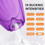 Blooming Rose Vibrator: Adult Pleasure Toy - Image 2