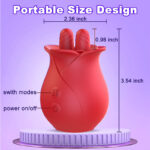 Dual-Tongued Rose Teaser Vibrator - Image 5