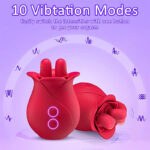 Dual-Tongued Rose Teaser Vibrator - Image 2
