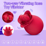 Dual-Tongued Rose Teaser Vibrator - Image 7