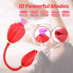 Rose Sucking Vibrator - 10 Modes Pleasure - Image 8