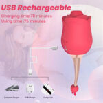 Vibrating Rose Toy for Precise Pleasure - Image 4