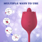 Dual-Ended Red Rose Pleasure Toy - Image 5