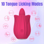Rose Tongue Pleasure Vibe - Image 2