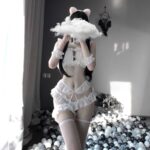 T-2226 Three-point princess cat suit love cat girl cute nightwear - Image 11