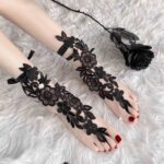 T-1022 Romantic lace cutout decorative socks - Image 7