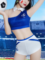 EU-1802 2024 FR Football Collection Sexy Cheering Apparel - Image 3