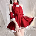 D 8578 Velvet Elf Princess Dress - Image 2